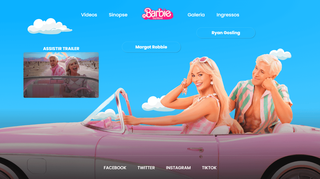 Imagem de capa do projeto Barbie - O Filme