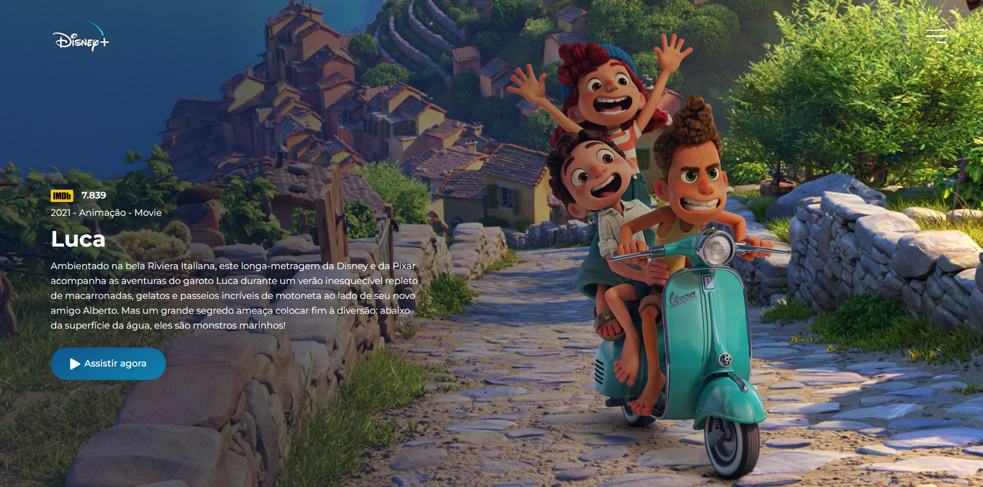 Imagem de capa do projeto Clone Disney Plus